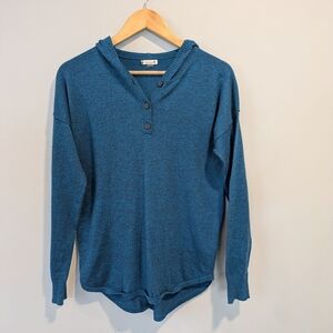 Smartwool Blue V-Neck Women's Sweater